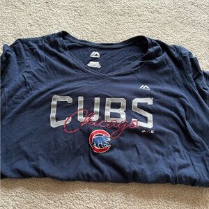 VINTAGE chicago cubs shirt, size 2XL, runs small